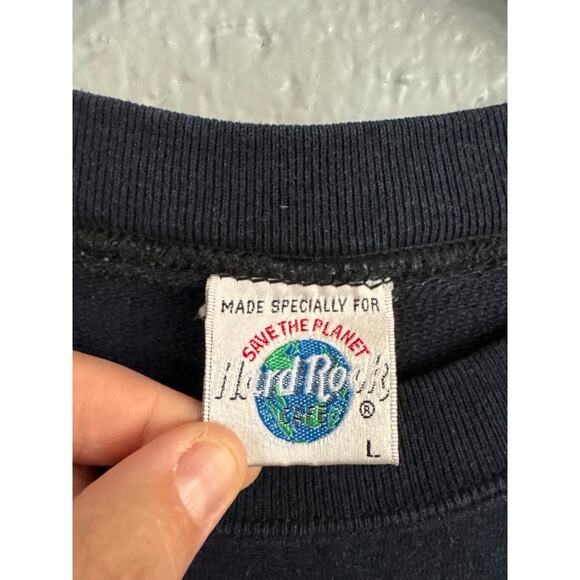 Vintage Hard Rock Cafe Taipei Crewneck Sweatshirt size L - Picture 2 of 3